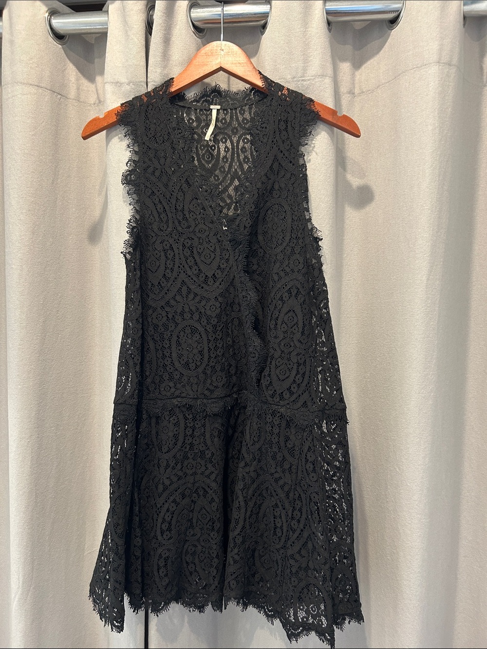 Free people black Lace Dress